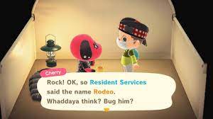 FalconAndWinterSoldier on Twitter: "Cherry in campsite. wants Rodeo out.  vote in the poll below #AnimalCrossing #ACNH #NintendoSwitch… "